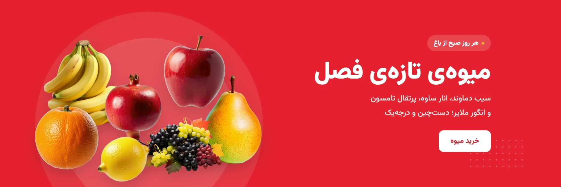 میوه‌ی تازه‌ی فصل